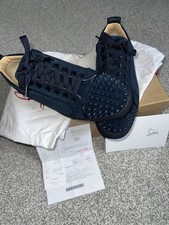 Louboutin Spikes, Navy, Size