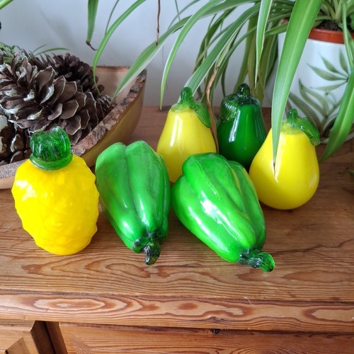 Decorative glass fruit - decorative,