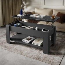 Wooden Coffee Table With Storage Lift Up Living Room Table Home Furniture