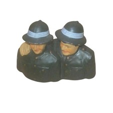 Stan Laurel Oliver Hardy Statue Vintage Bust Ornament Figurine Soldier Statue