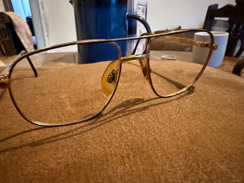 Gold plated glasses just - plated,