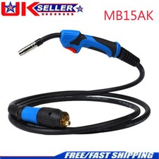 MIG Welding Torch MB15AK Euro EU Connector 4M Gun Gas Conversion for Welder