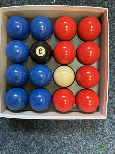 Pool ball set 7 - pool, red