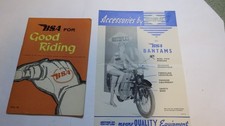 BSA for Good Riding Motoplas Bantam Accessories Book Original Leaflets Manual