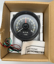 Vintage 81-2712 Electronic Tachometer 4/6/8 Cylinder NOS Made in Taiwan R.O.C.