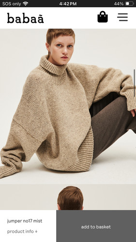 Babaa 100 wool sweater one - babaa, 100%