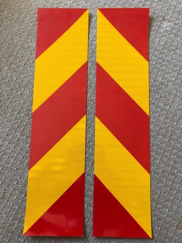 Red yellow chevron diamond - yellow,