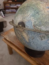 Vintage Metal Globe 1970 Made In The USA Rare Find Collectors Item Retro