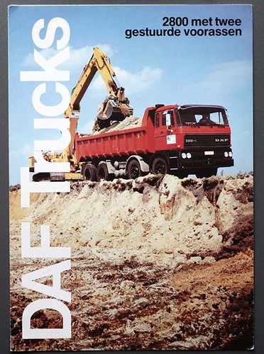 1980 brochure daf 2800 and - 2800, 3