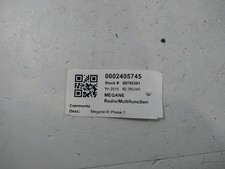 RENAULT MEGANE RADIO