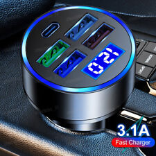 4 USB Port & Type C Fast Car
