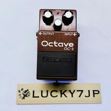 BOSS OC-2 Octave Vintage Taiwan Guitar Effects Pedal Brown Label Tested