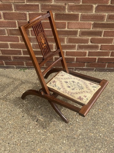 Edwardian inlaid mahogany - inlaid,