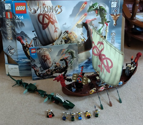 Lego 7018 viking ship - viking,