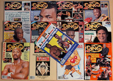 The Ring Magazine 1990 12 Month Set Bonus Tyson & Holyfield Poster NOS Boxing ++