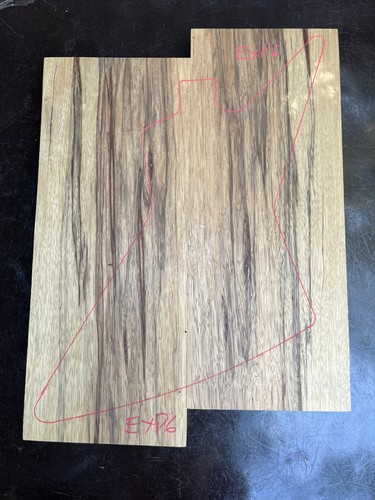 Black limba korina 2 - black, /