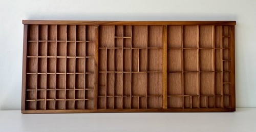 Vintage letterpress wooden - letterpress,