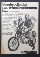 YAMAHA RS 125 ORIGINAL 1976
