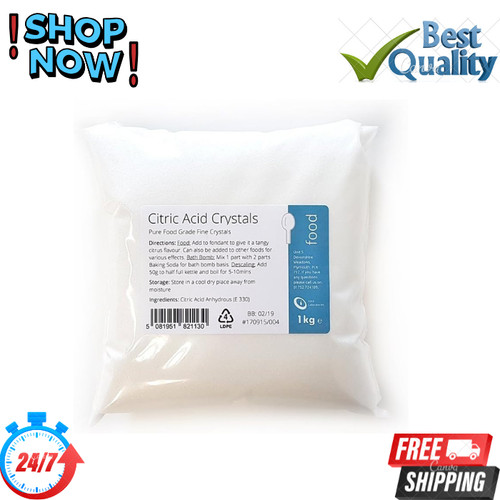 Citric acid 1kg 100 pure - acid,
