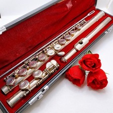 【Polished】YAMAHA YFL 211S CONCERT FLUTE Includes Silver Plating Hard Case ko1214