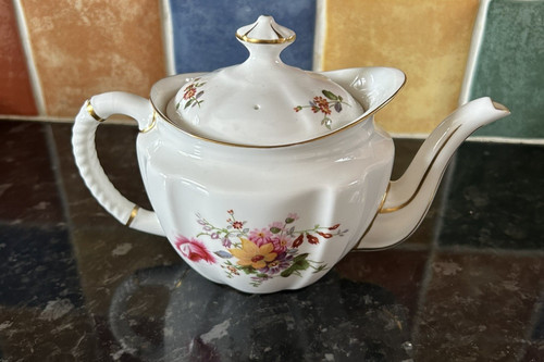 English bone china teapot - teapot, by