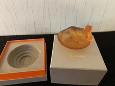 Crystal Tiger Zodiac Bowl Daum