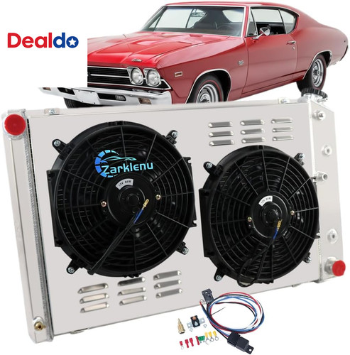 Row aluminum radiator shroud - row,