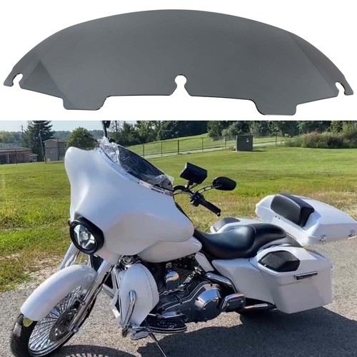Smoke windshield for harley - 4",