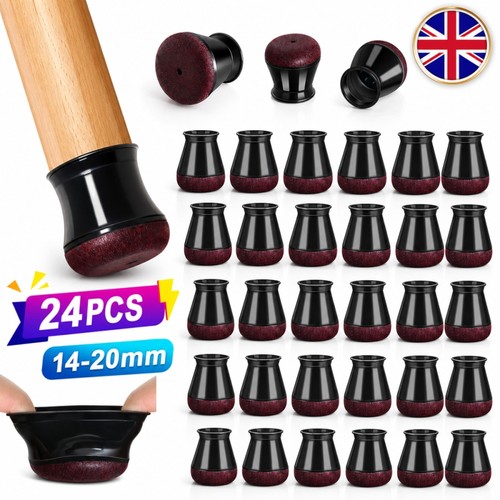 24pcs round rubber chair leg - round,