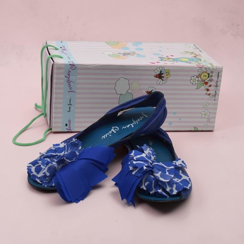 Irregular choice blue ribbons - blue,