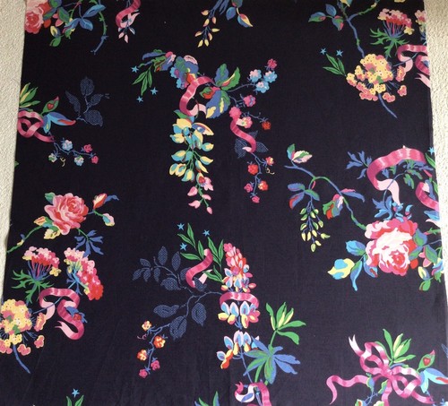 Ribbon rose navy - rose,