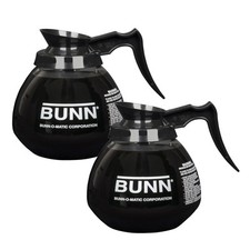 Two 3 Pint Glass Filter Coffee