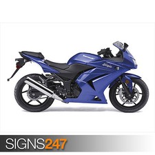 KAWASAKI NINJA 250 R poster art print motorbike design A0 A1 A2 A3 A4 sizes