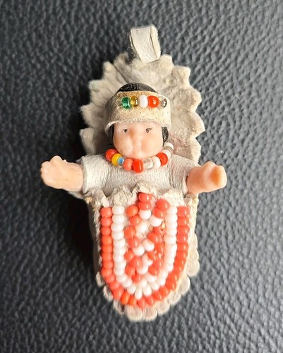 Vintage beaded native american - beaded,