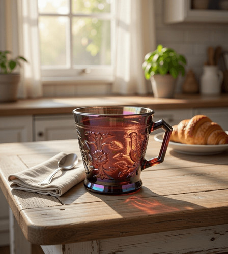 Carnival glass club souvenir - glass,