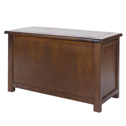 Ottoman storage wooden chest - wooden,