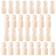 50pcs Unfinished Wooden Peg