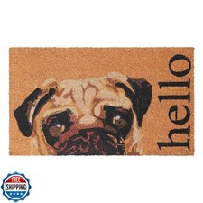 Calloway Mills 109662436 Fawn Pug Doormat Doormat 24" x 36"