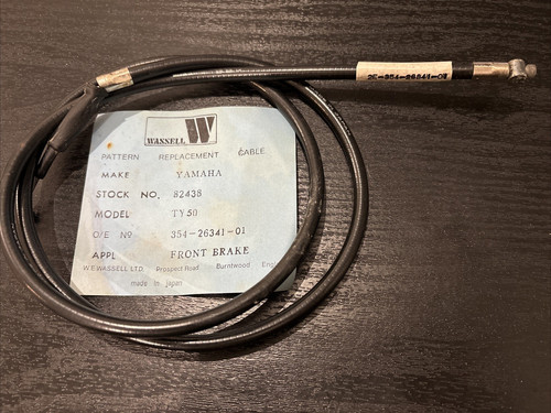 Yamaha ty50 front brake cable - yamaha,