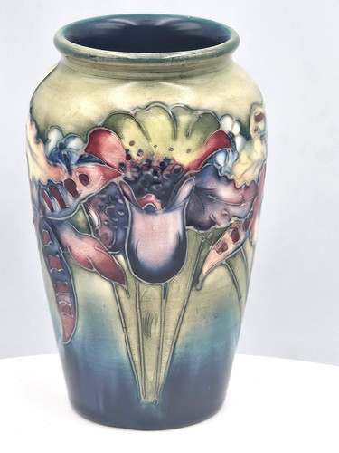 Moorcroft vintage orchid - orchid, vase