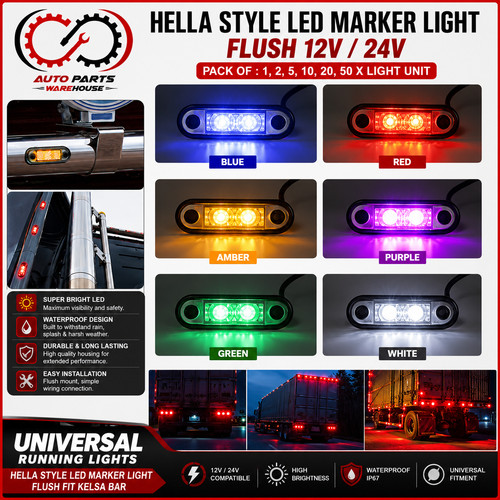 Hella style led marker light - led,