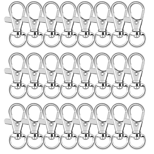 120 pcs silver metal swivel - pcs,