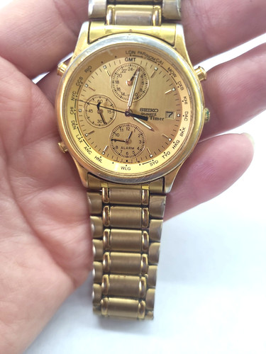 Vintage seiko 5t52 6a29 - seiko, 5t52-6a29