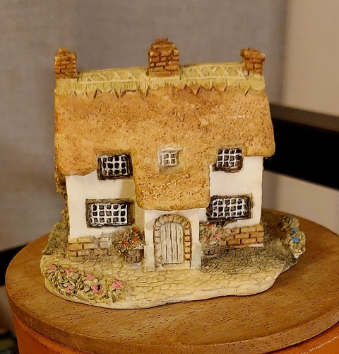 Vintage miniature cottage - vintage,