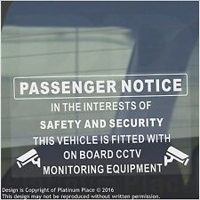 Passenger Notice Window