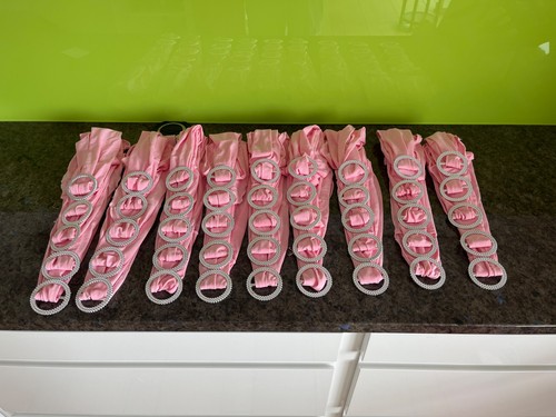 Wedding chair elastic sashes