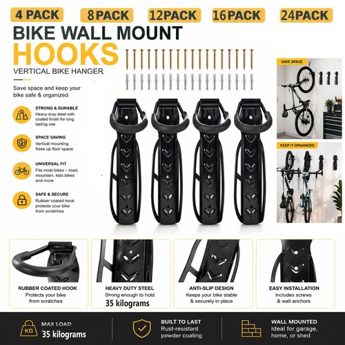 Bike storage wall mount - storage,