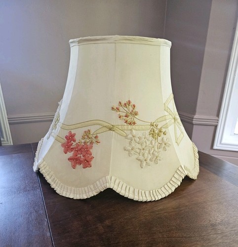 Vintage lamp shade floral - lamp,