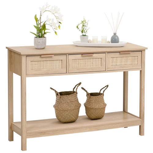 Drawers wooden console table - 3,