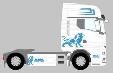 MAN truck side panel decals for both sides truck stickers TGX German Perfection